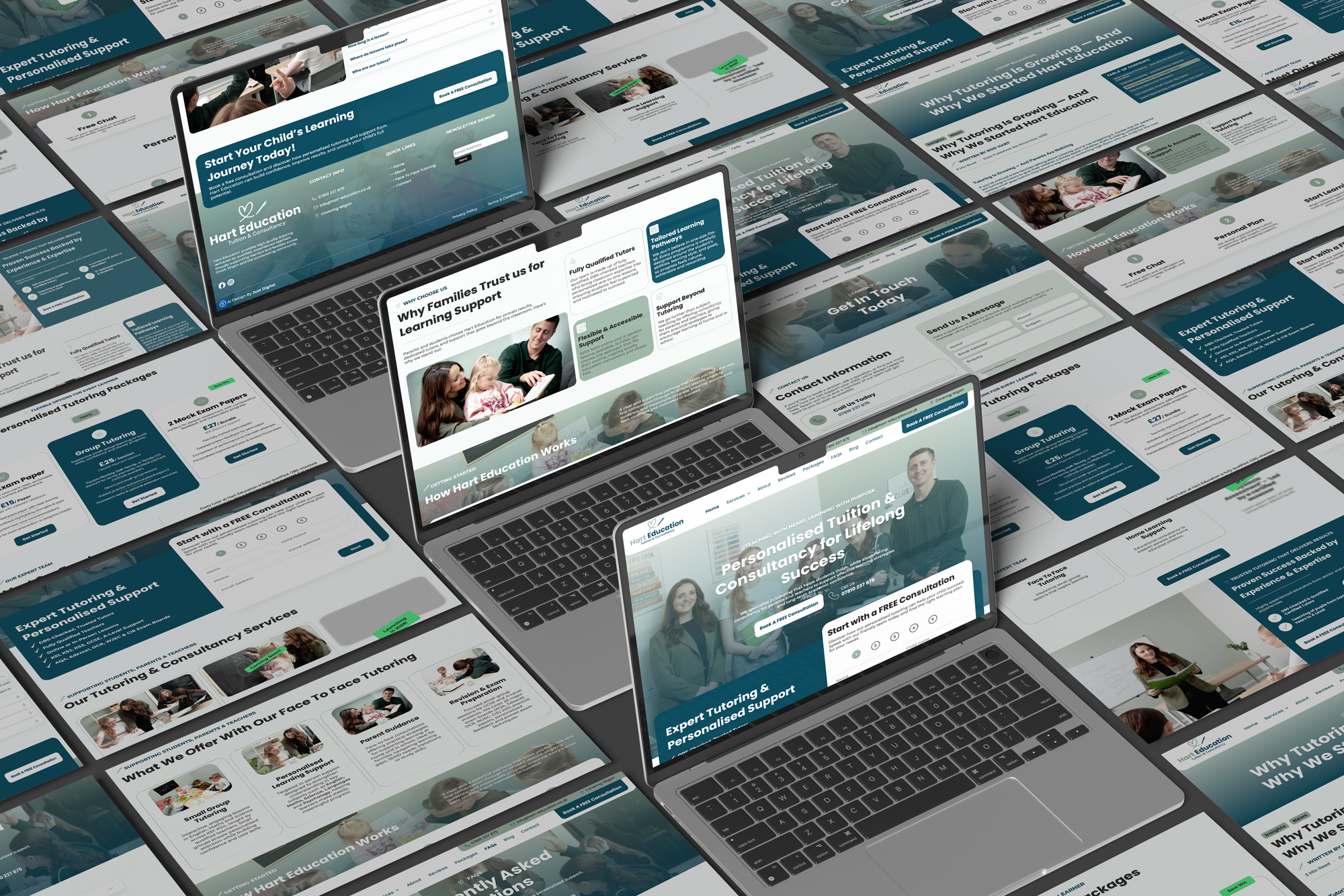 hart education new website design and development wigan