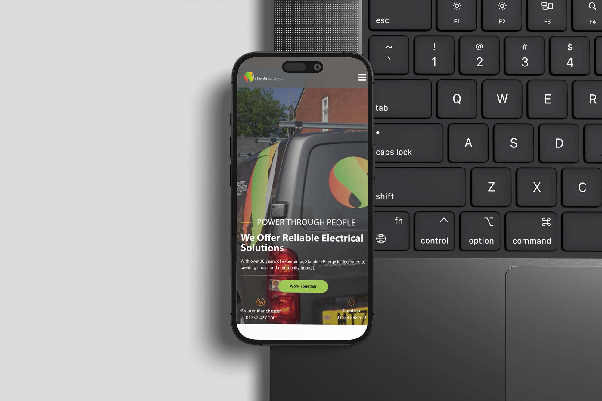 mobile responsive website by Just Digital